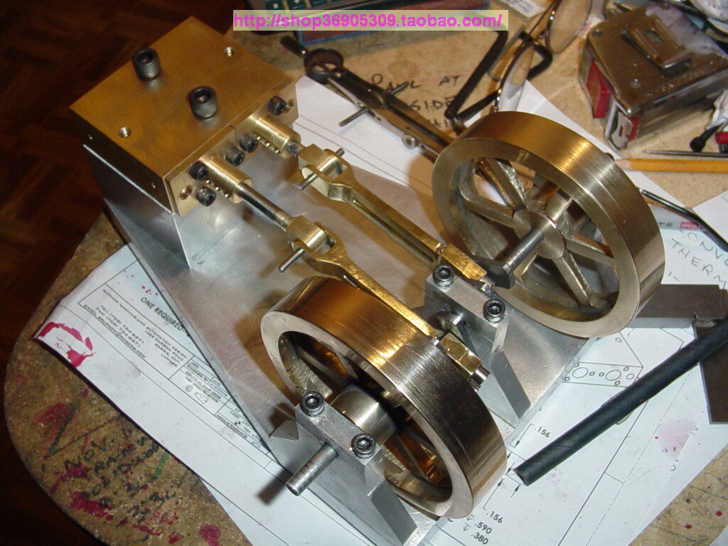 Купить Детская игрушка з-35 двухцилиндровый паровой двигатель модель ...