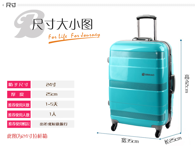 Чемодан Bin Hao 994545ha 20 24 28 Чемодан Bin Hao 994545ha 20 24 28