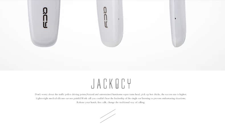 QCY杰克苹果ipadairiphone5S三星小米蓝牙耳