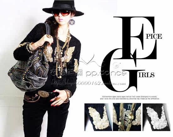 【2012新款 欧美原单b ab/izzue亮片<em>毛衣闪片</em>毛