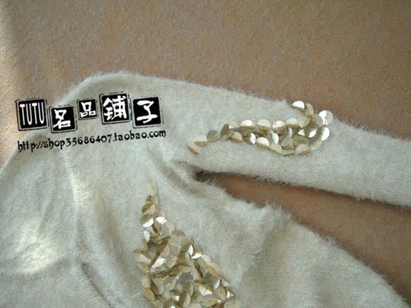 (现货) 2012新款 欧美原单 亮片<em>毛衣闪片</em>毛<em>绒绒</em>