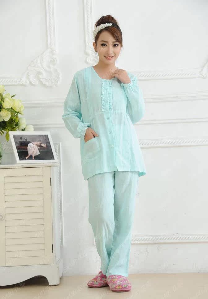 天猫 淘宝商城夏季日单孕妇纯棉纱布<em>月子</em>服/大