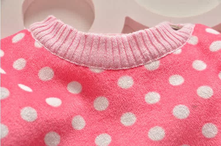 秋冬款儿童宝宝加厚<em>双面绒毛衣</em>男童小童婴儿加