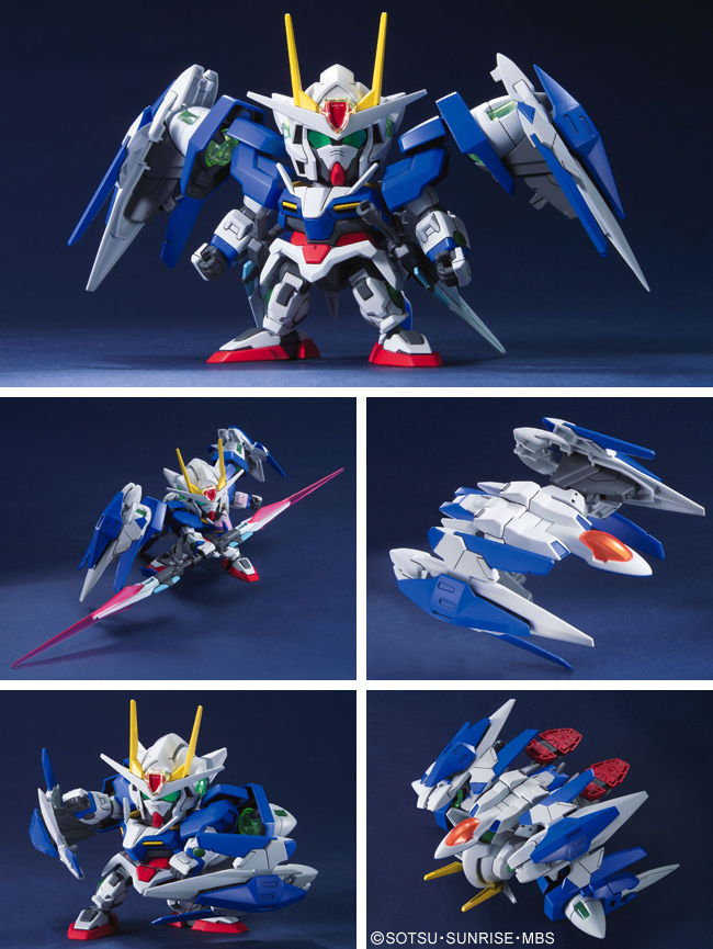 Игрушки из сериалов Gundam Homemade qY B/1 BB OO Raiser 00 SD Игрушки из сериалов Gundam Homemade qY B/1 BB OO Raiser 00 SD