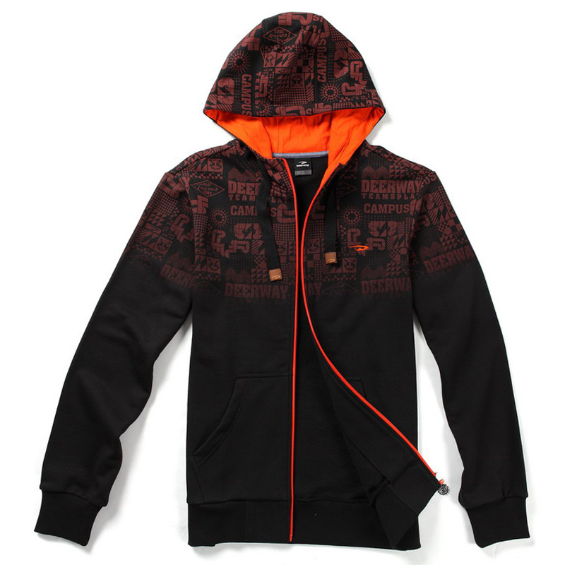 【秋装新款】德尔惠 男式 <em>连帽 开衫</em>卫衣 秋装外