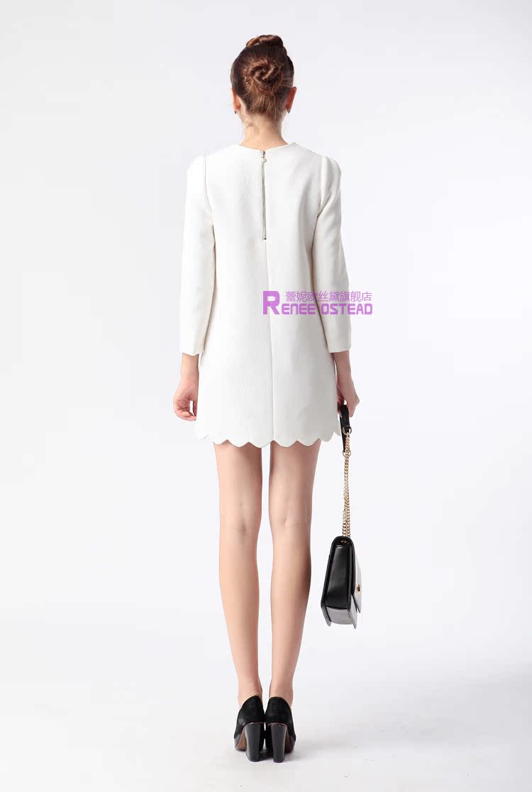 Женское платье The renee ostead dm2208764 2013 1133080560 Свитер Женское платье The renee ostead dm2208764 2013 1133080560 Осень 2013 Однотонный цвет Свободный покрой линии талии Свитер Рукав 3/4 О-вырез Короткая юбка (76-90 см)