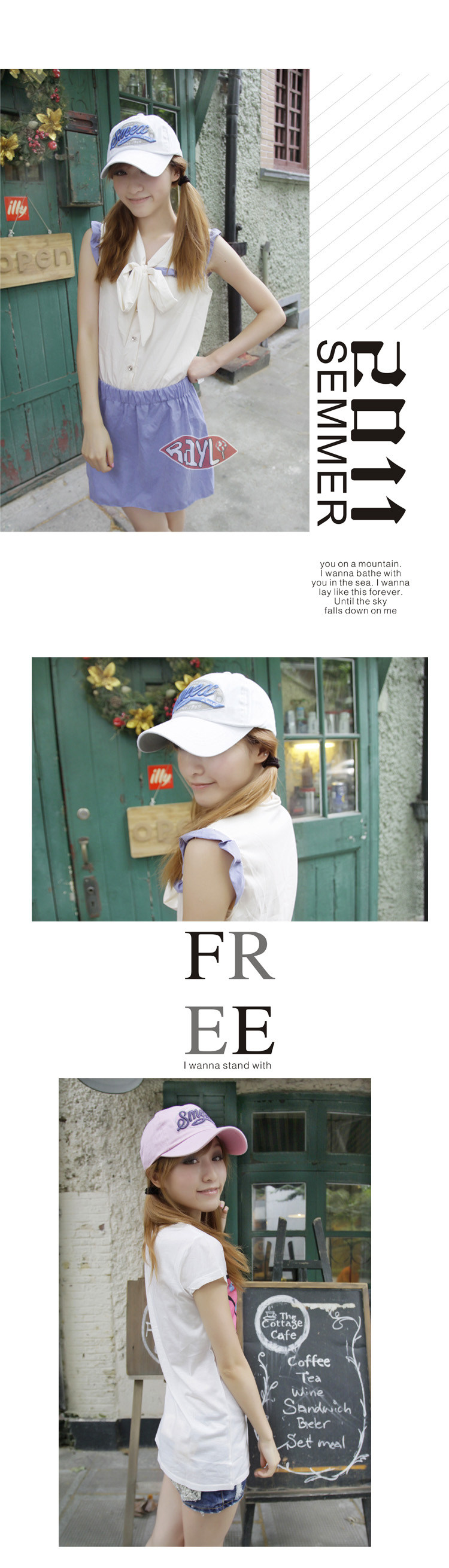 Rayli RAYLI fashion baseball cap influx of Korean men and women hot SMEX personality letter Cap K1100