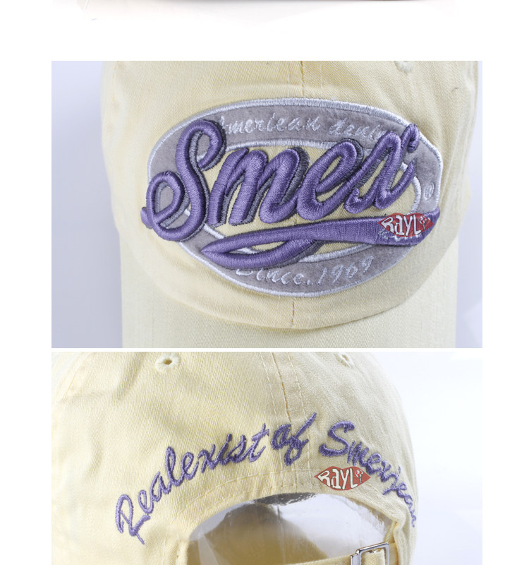 RAYLI fashion baseball cap influx of Korean men and women hot SMEX personality letter Cap K1100