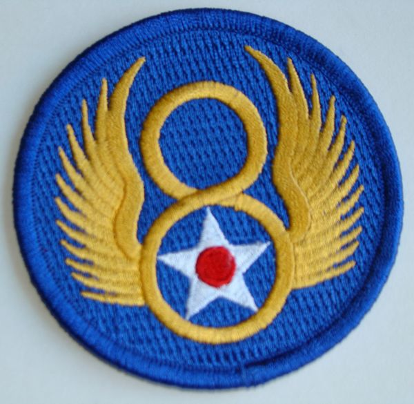 Embroidery badge   U.S.A eighth Aviation team armband badge   Windbreaker   leather clothing Jacket    Badge