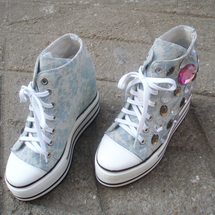 【评价】2011新款厚底 高帮休闲女鞋 内增高鞋