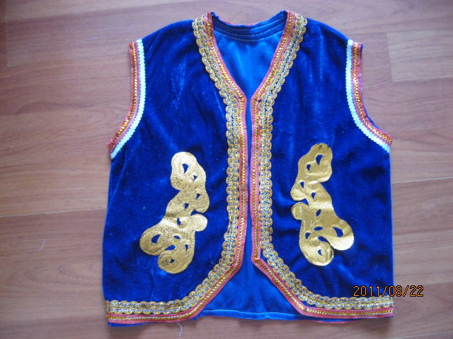 云南少数民族白族服装\/男童装舞蹈演出服装\/葫