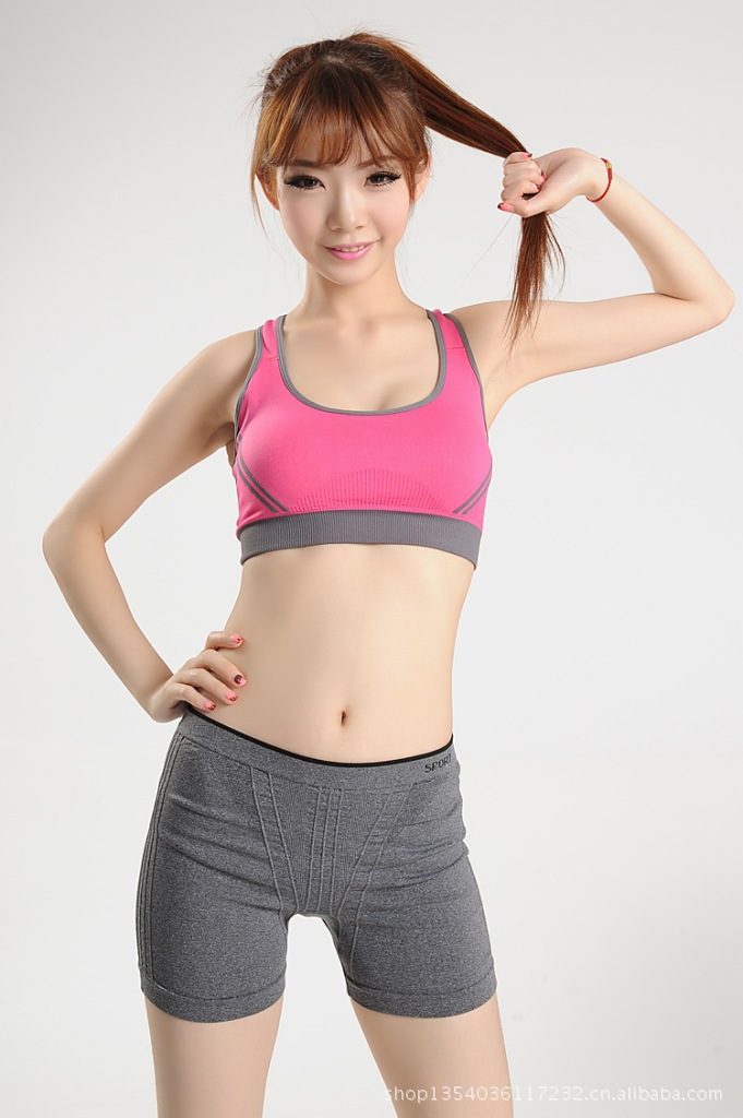 专业运动<em>内衣</em> 瑜伽<em>跑步</em>防震背心<em>文胸</em>无钢圈后