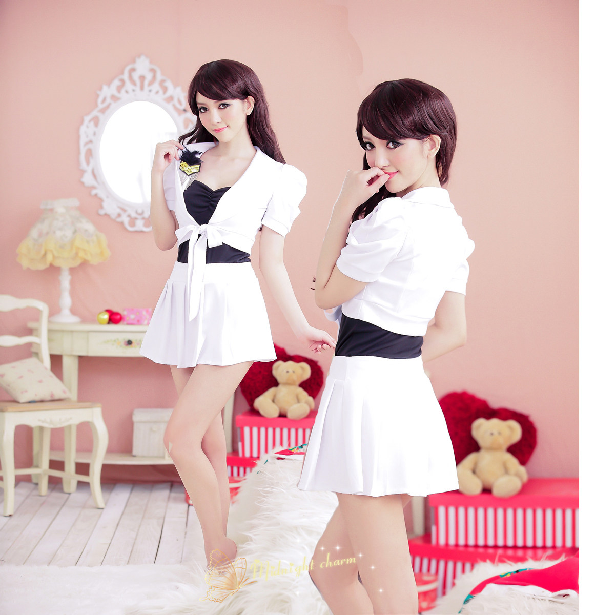 新款上市KTV公主服<em>夜店</em>制服<em>空姐服</em>诱惑桑啦足