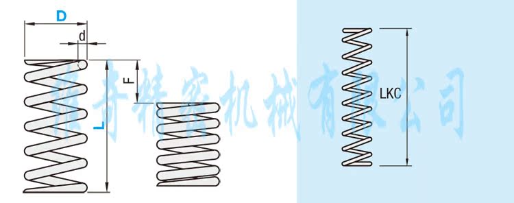 UTT20-20/80圓線螺旋彈簧 外徑基準不銹鋼型 正宗SUS304圓線彈簧