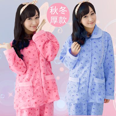 秋冬装<em>纯棉</em>月子服孕妇<em>睡衣</em>夹棉<em>加厚</em>产妇喂奶哺