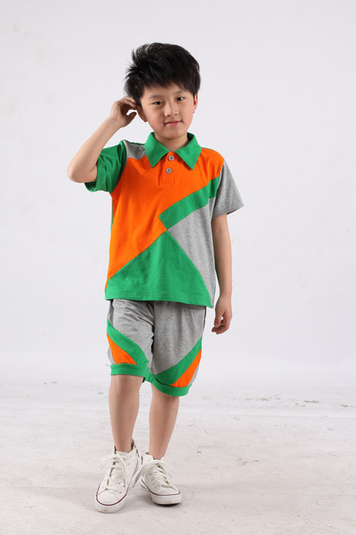 3幼儿园中小学生夏季校园服装套装 <em>男女同款</em>休