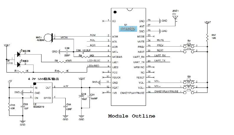 Csr8635 схема подключения