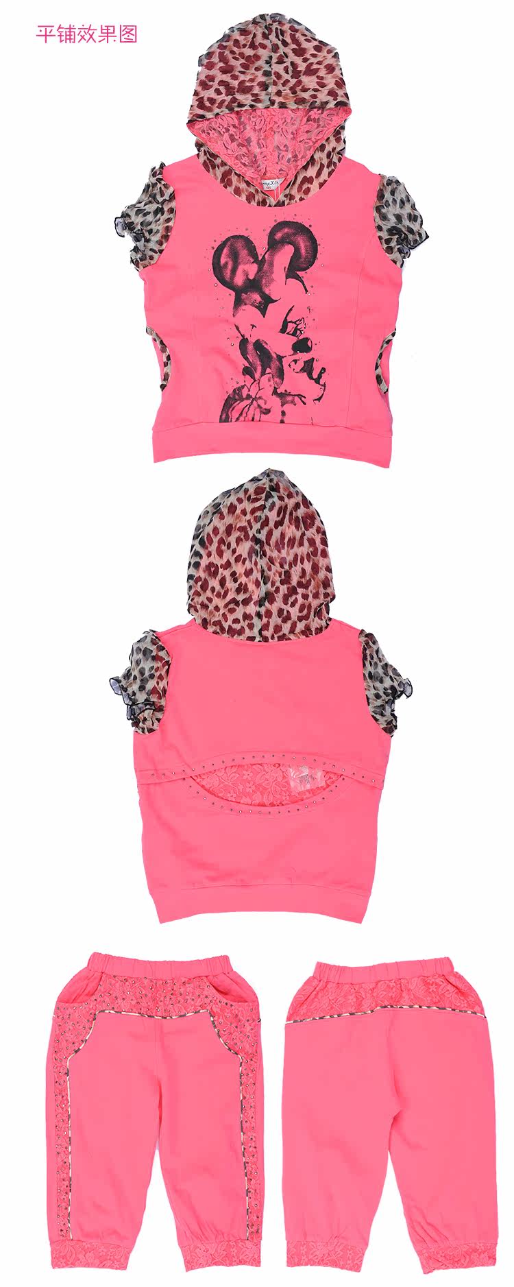 Clearance sale-season summer 2013 great children's clothes girls big children ladies ' ragazza child sports suit kids clothes