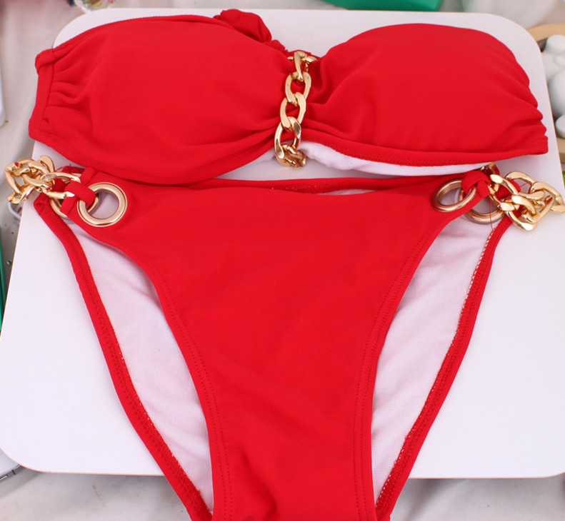 Buy Dropship Products Of Sexy Female Bikini To Gather Large Chest Small Chest Swimsuit Swimwear