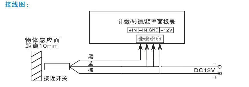 创索cs6c-fr1六位数显多功能计数表头 频率表 转速表 计时表