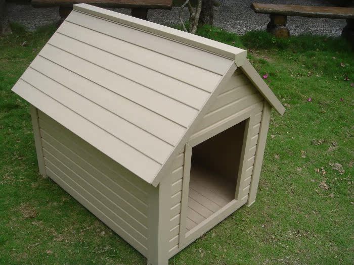 首创 全国包邮 美国Pinta 高档人字型木塑狗屋防