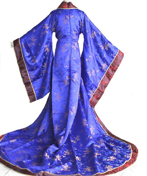 千魅唐朝反串贵妃服装 古装 演出服 长拖尾盛世