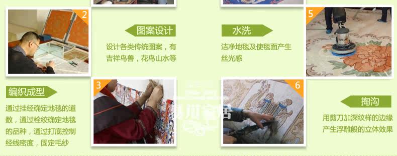 ковер 东升新西兰羊毛地毯欧式客厅茶几垫卧室床边满铺毯加密加大加厚款 Dongsheng XM/004