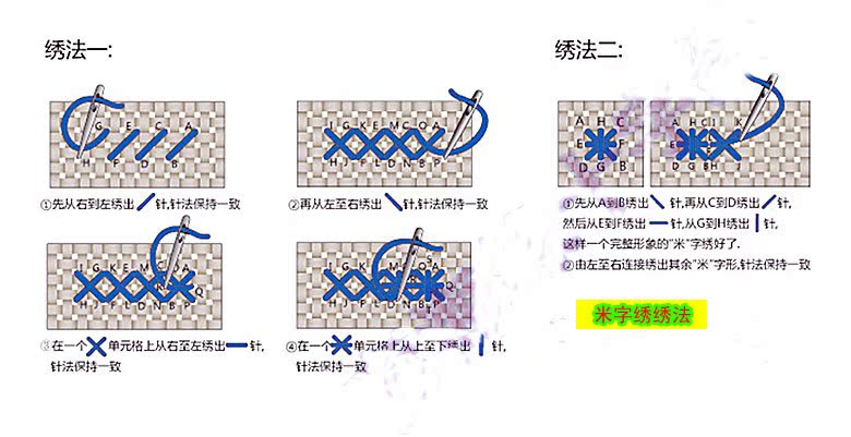 精准百分百印布米字绣奋斗套件家居白布棉布中式现代装饰日用促销