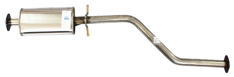 Thích hợp cho bộ giảm thanh ống xả xe hơi Huapu sedan phần giữa bằng sắt ống xả cặn pô e ống pô