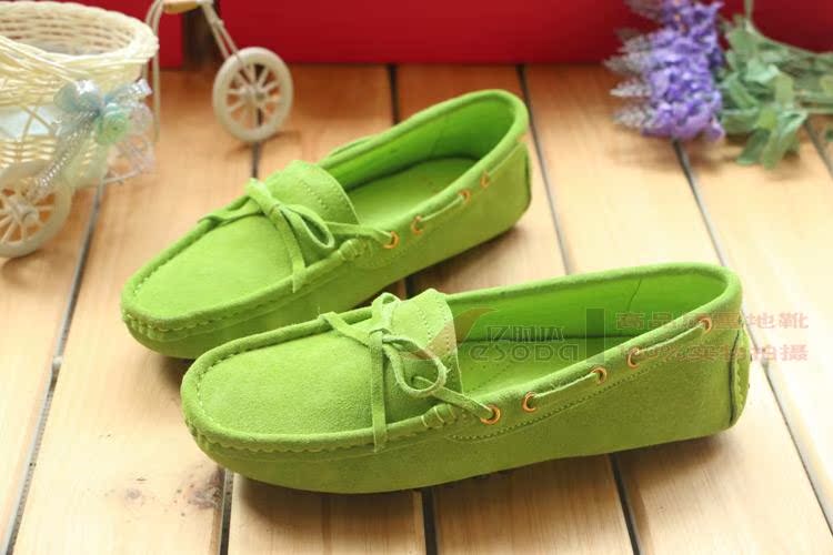 单鞋-2014包邮春夏季真皮豆豆鞋女韩版潮白色