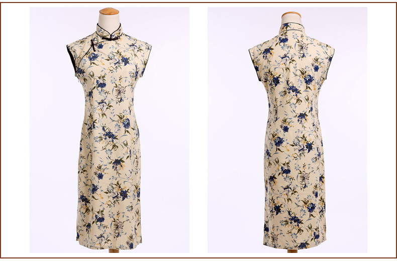 The Butterfly Lovers 2015 Summer new ethnic improved manually on each side of the tray clip of the forklift truck sleeveless linen yarn-dyed jacquard cheongsam dress 45013 pen health spending XXL picture, prices, brand platters! The elections are supplied in the national character of distribution, so action, buy now enjoy more preferential! As soon as possible.