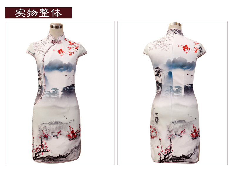 Butterfly Lovers 2015 spring and summer with new, improved and stylish emulation Silk Cheongsam dress daily retro short cheongsam as XXL pictures, price, brand platters! Elections are good character, the national distribution, so why buy now enjoy more preferential! Health