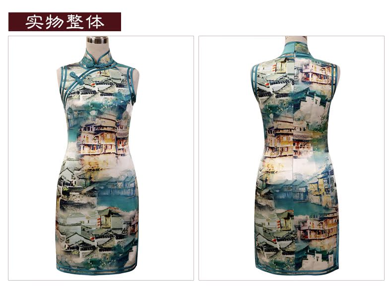 The Butterfly Lovers 2015 Summer new stylish improved short of qipao dresses retro daily Silk Cheongsam 54239 sparkling - 10 days pre-sale prices, pictures, L brand platters! The elections are supplied in the national character of distribution, so action, buy now enjoy more preferential! As soon as possible.
