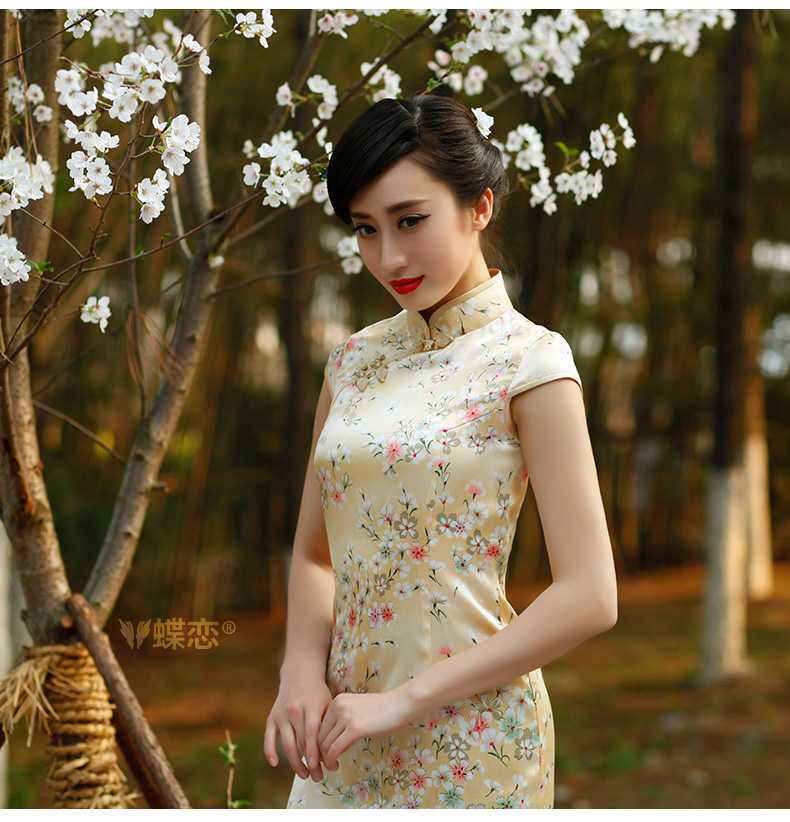 Butterfly Lovers 2015 Autumn New Stylish retro QIPAO) Improved dresses daily herbs extract Silk Cheongsam 47019 aquamarine XXL picture, prices, brand platters! The elections are supplied in the national character of distribution, so action, buy now enjoy more preferential! As soon as possible.