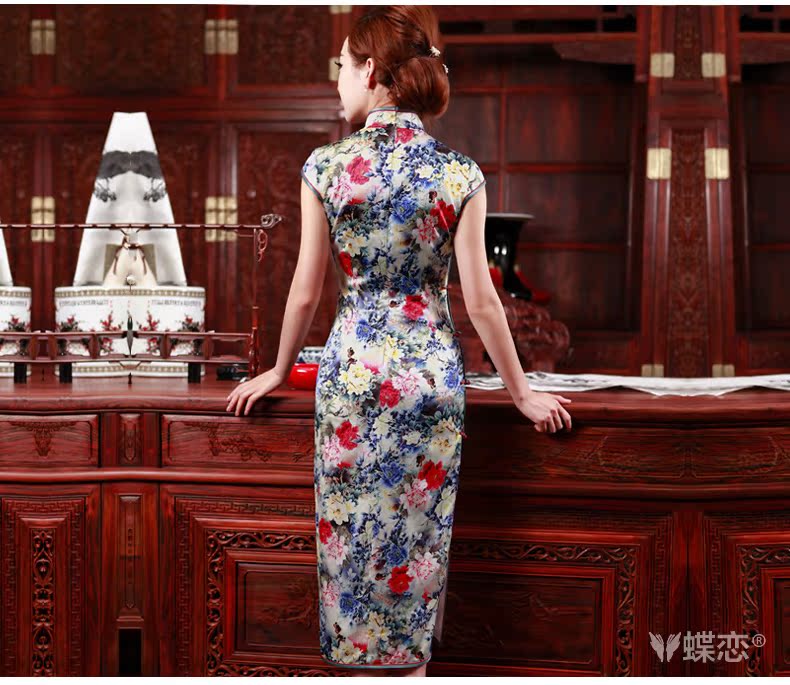 Butterfly Lovers 2015 spring new heavy silk long robes, improved and stylish beauty cheongsam dress 47,003 figure XXXL pictures, price, brand platters! Elections are good character, the national distribution, so why buy now enjoy more preferential! Health
