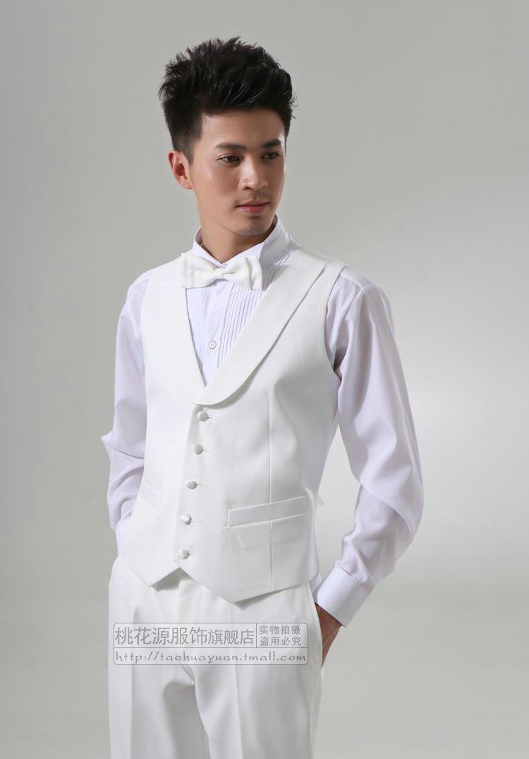 新款<em>男士马甲 搭配衬衫</em> 演出舞蹈主持司仪结婚