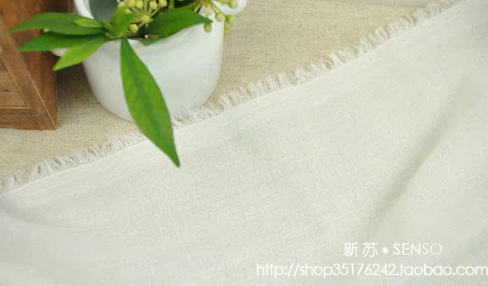 日单 高品质 斜纹白色纯棉布 衬裙布 棉衬布 窗