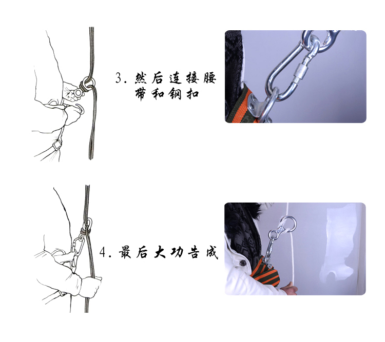 火灾应急包 箱 消防绳逃生绳 求生绳 绳子套装