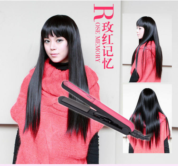 调温直板夹陶瓷迷你<em>拉发器</em>刘海夹板 美发用品
