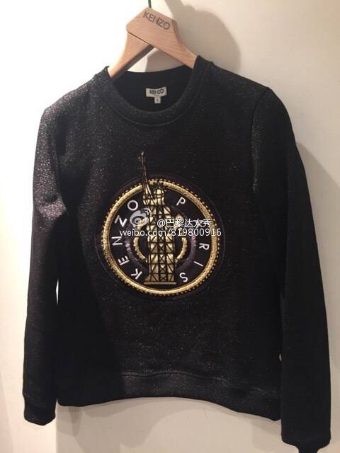 Paris special counter Purchasing agent   KENZO   christmas Limited Edition   Statue of Liberty   iron tower Flash gold   Tiger head Sweater