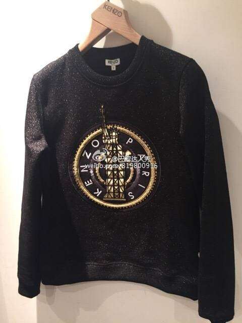 Paris special counter Purchasing agent   KENZO   christmas Limited Edition   Statue of Liberty   iron tower Flash gold   Tiger head Sweater