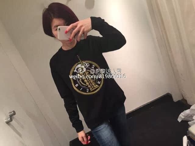 Paris special counter Purchasing agent   KENZO   christmas Limited Edition   Statue of Liberty   iron tower Flash gold   Tiger head Sweater