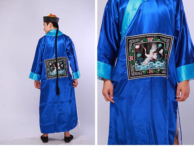 爱上舞批发古装清朝服装万圣节僵尸服装大臣官员官兵太