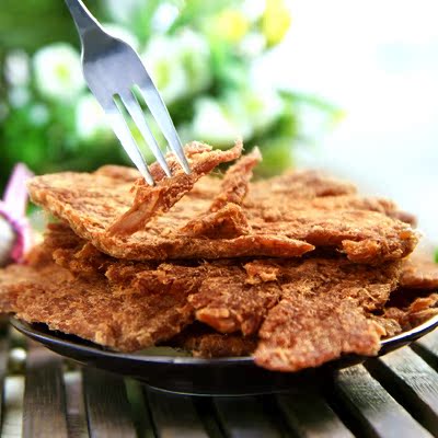 内蒙古风味特产大片手撕牛肉干VS猪肉干100克五香香辣味零食包邮