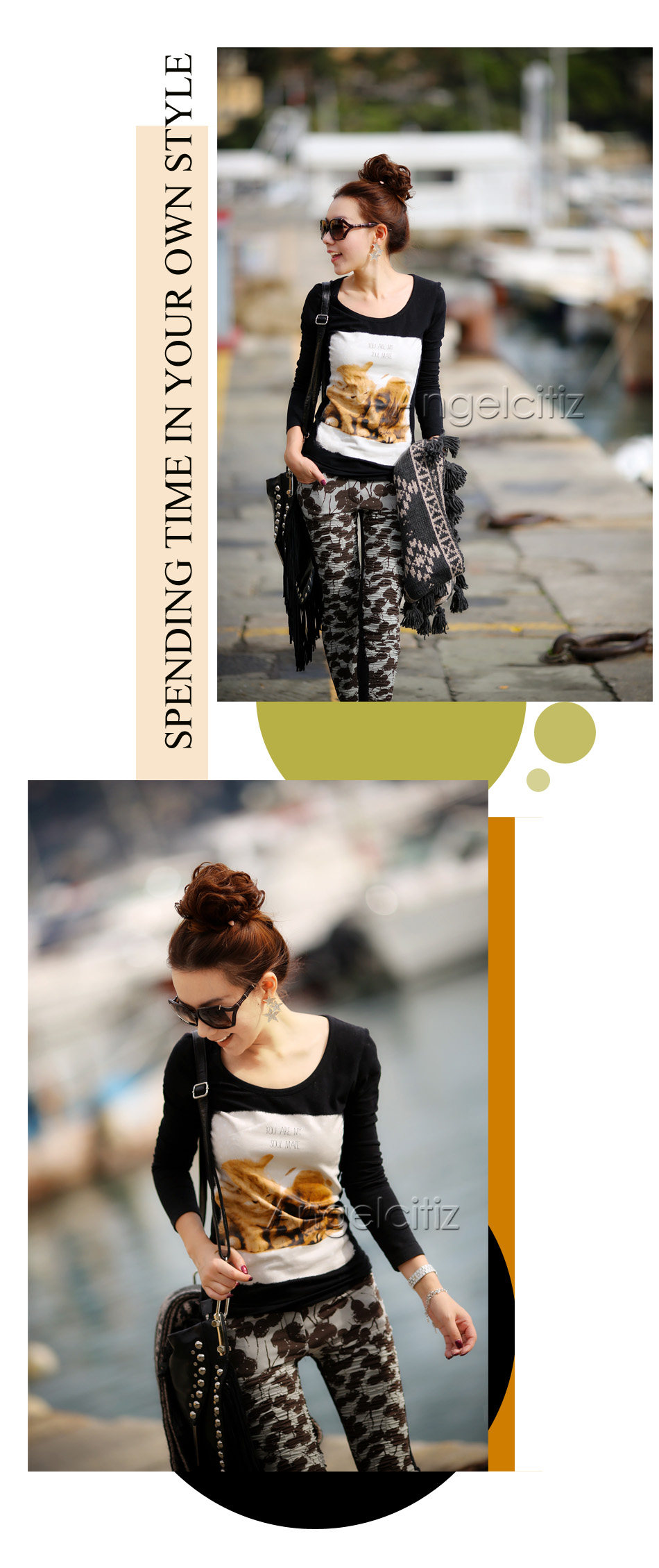 【<em>天使之城 女包</em>真皮羊皮重工铆钉 流苏单肩包