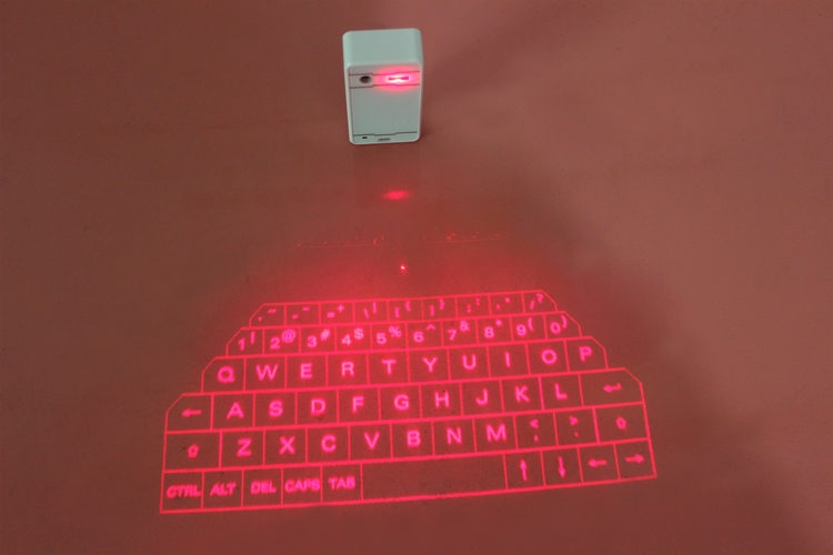 【手机平板蓝牙无线激光镭射键盘虚拟投影键盘