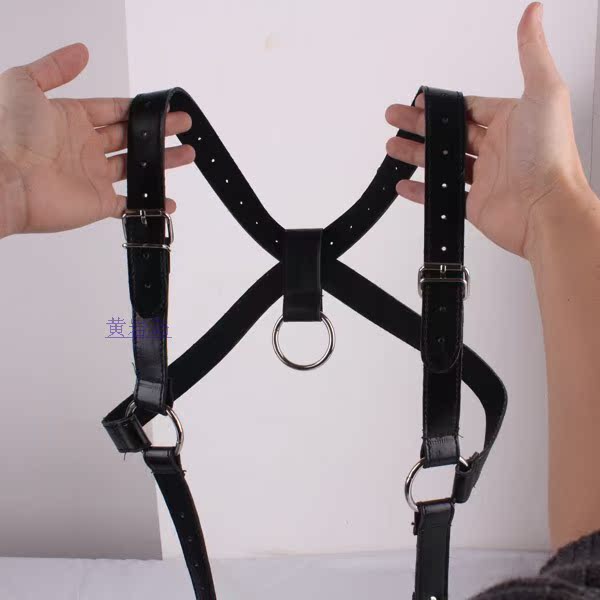 Fsd20 Faux Pu Leather Restraint Open Thigh Fetish Harness Wrist And Leg Restraints Ebay 4866