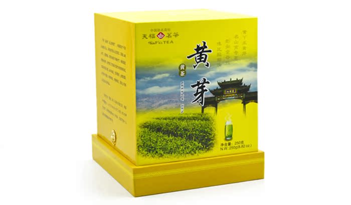 天福茗茶 四川精品名茶 蒙顶黄芽 正宗黄茶250克高档精美礼盒装