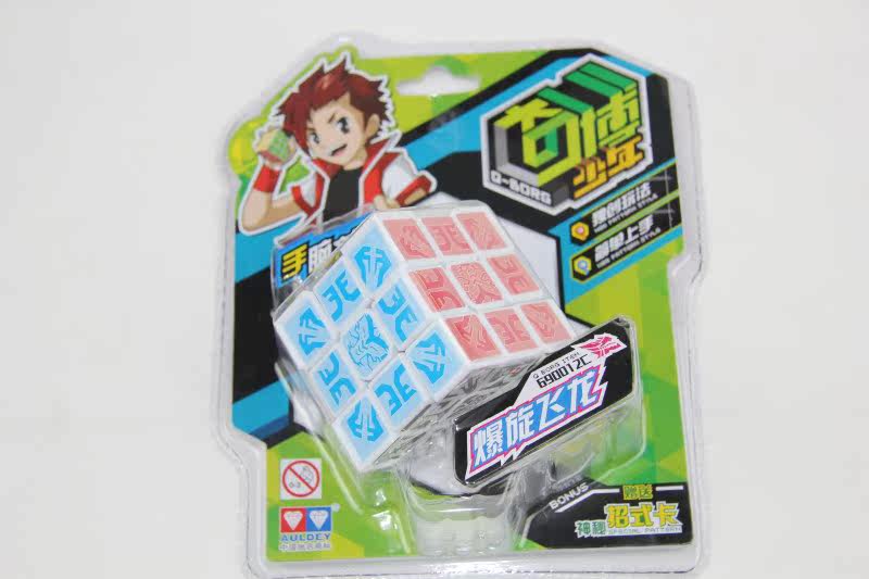 Кубик Рубика 奥迪双钻专业魔方智力玩具 三阶段奇博少年魔方690012c 爆旋飞龙 Auldey