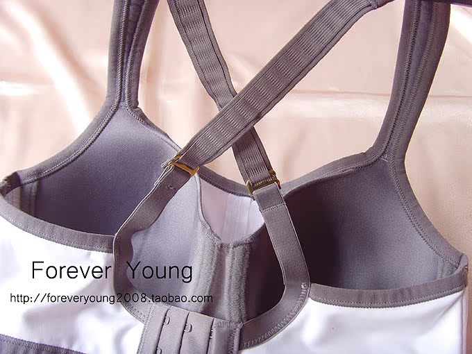 外贸coolmax薄杯运动瑜伽交叉背心<em>文胸</em>内衣7